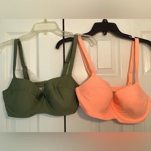 Pair of Aerie swim tops 36D